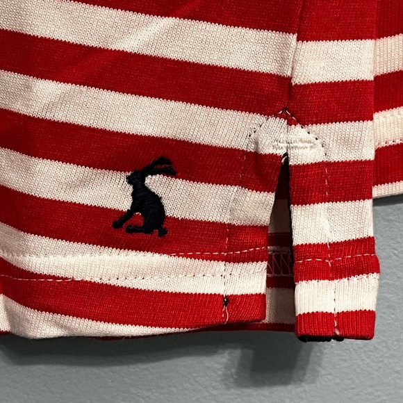 NWT Joules Women’s Size 18/1XL Dalmation Red Stripe Long Sleeve Shirt - Picture 7 of 11